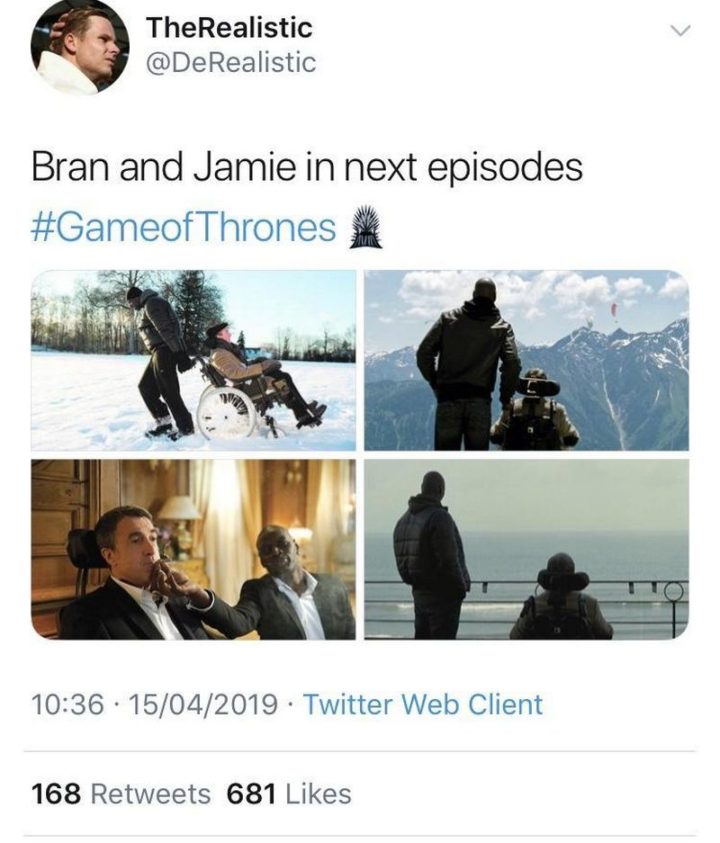 "Bran and Jamie in the next episodes of Game of Thrones."