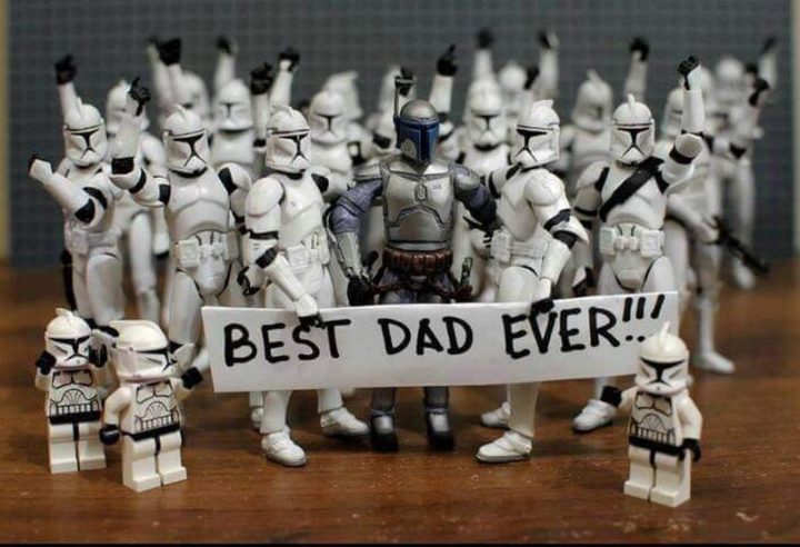 "Best dad ever!!!"