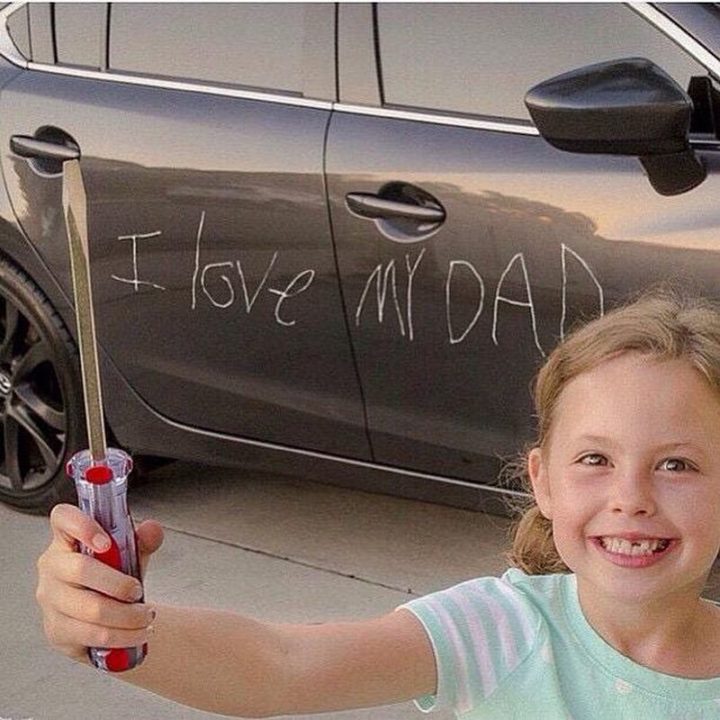 "I love my dad."