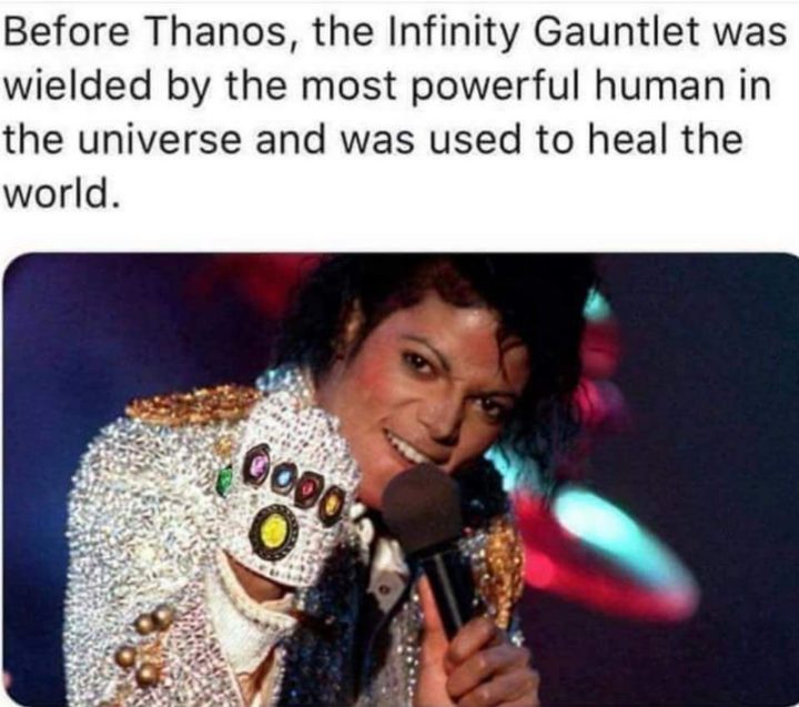 "Before Thanos, the Infinity Gauntlet was wielded by the most powerful human in the universe and was used to heal the world."
