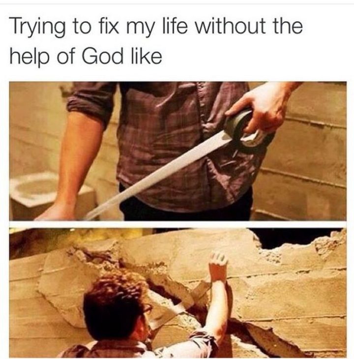 "Trying to fix my life without the help of Gold like."