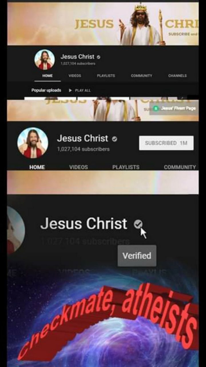 "Jesus Christ...verified. Checkmate, atheists."