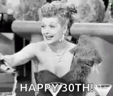 "Happy 30th!"