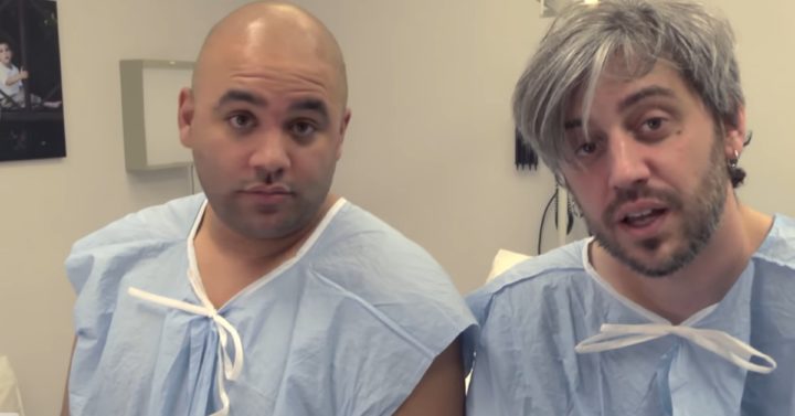 2 Dads Experience the Pain of Childbirth with a Labor Pain Simulation.