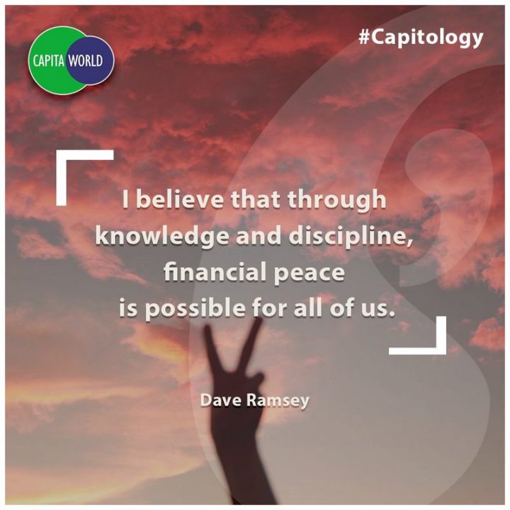 47 Finance Quotes - "I believe that through knowledge and discipline, financial peace is possible for all of us." - Dave Ramsey