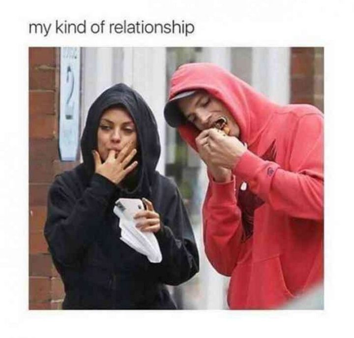 "My kind of relationship."