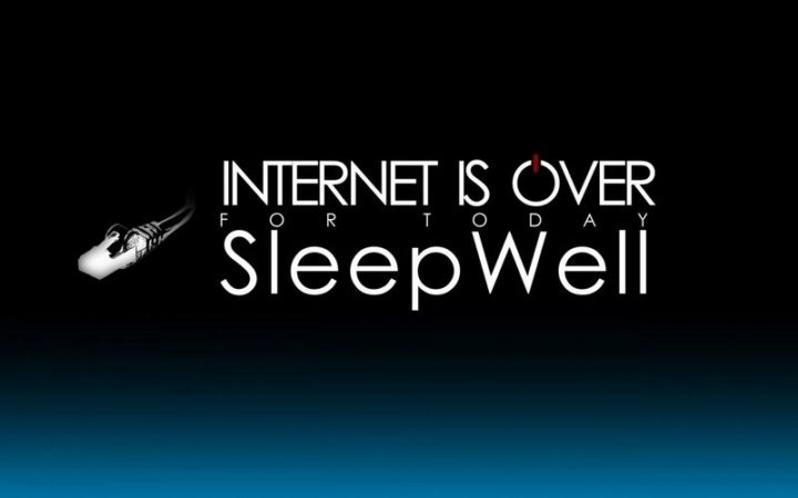 51 Good Night Images and Quotes - "Internet is over for today. Sleep well."