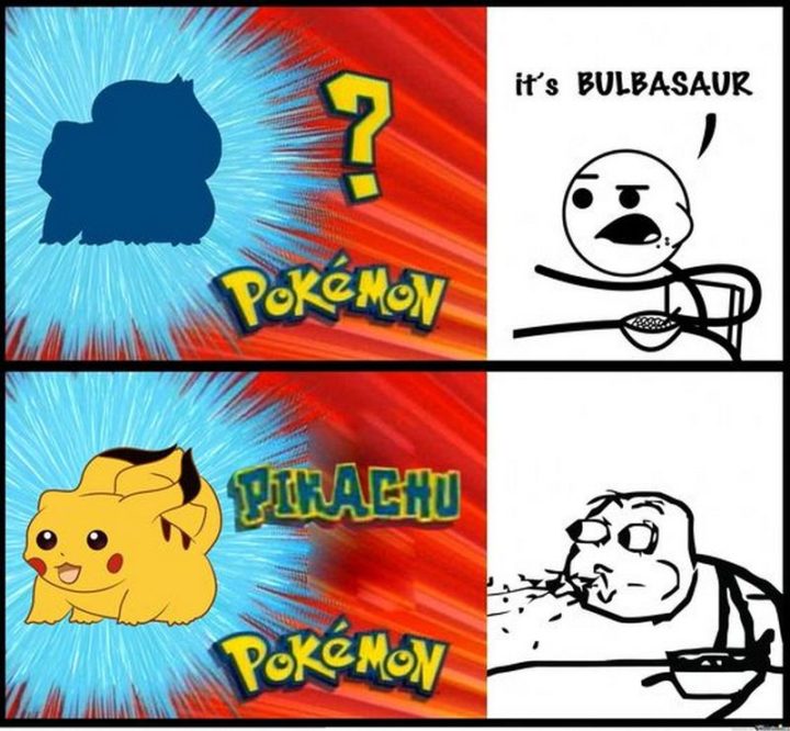 "? Pokémon: It's Bulbasaur. Pikachu Pokémon."
