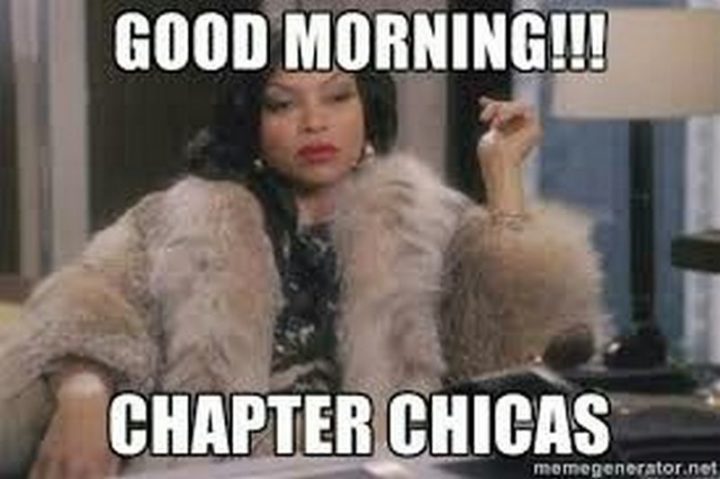"Good morning!!! Chapter chicas."