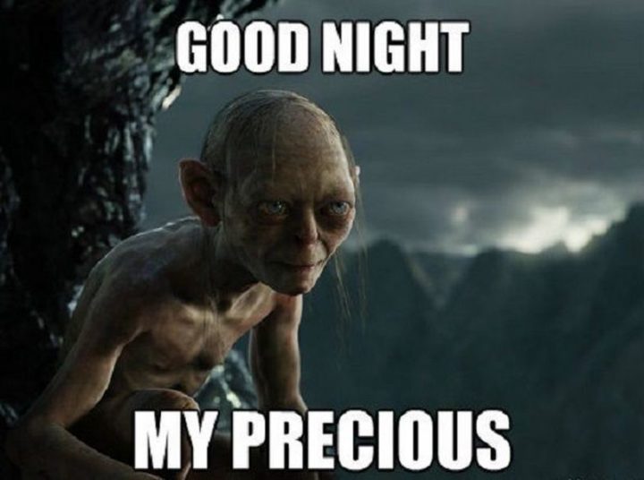 101 Memes de Boa Noite - "Boa noite, meu precioso.""Good night my precious."