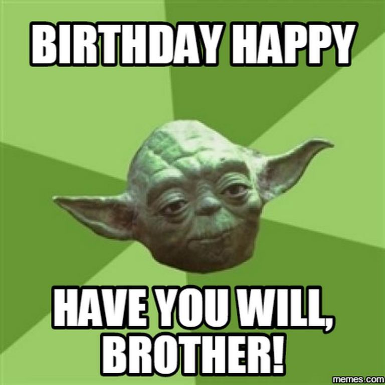 71 Happy Birthday Brother Memes for a Sibling That Is Also a Friend