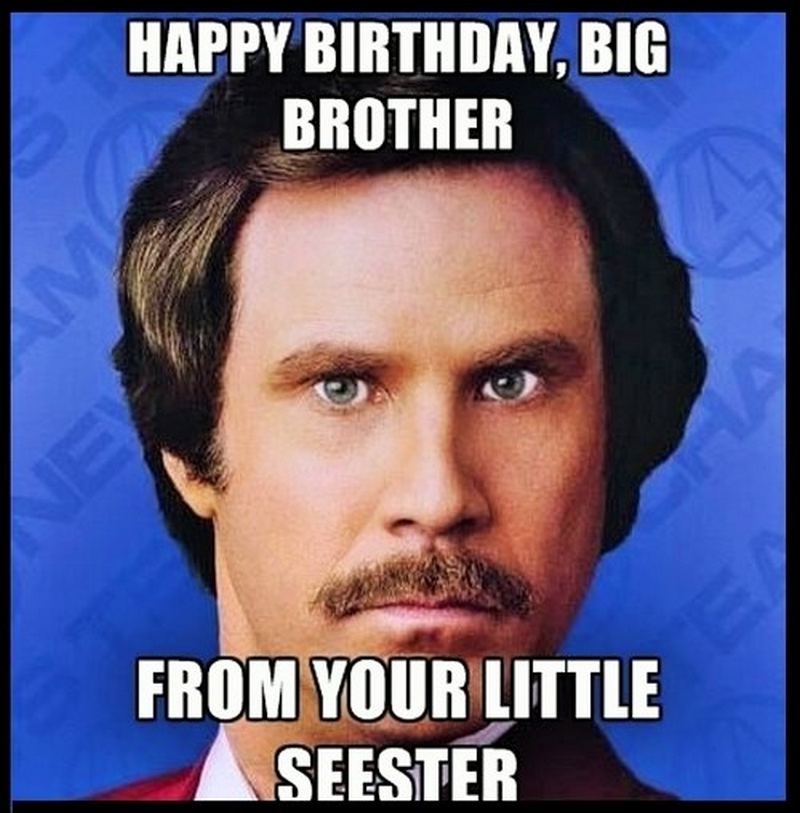 Funny Birthday Memes For Brother - BIRTHDAY HJW