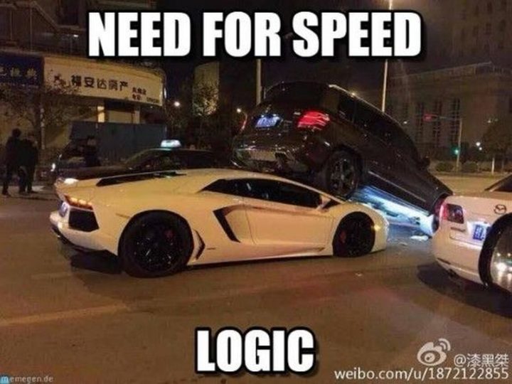 "Need for speed logic."