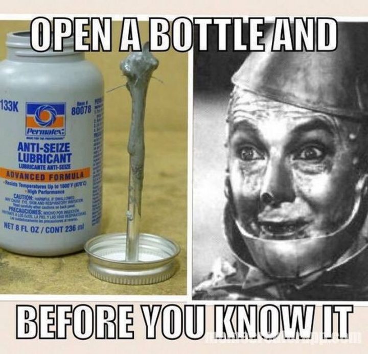 "Open a bottle and before you know it."