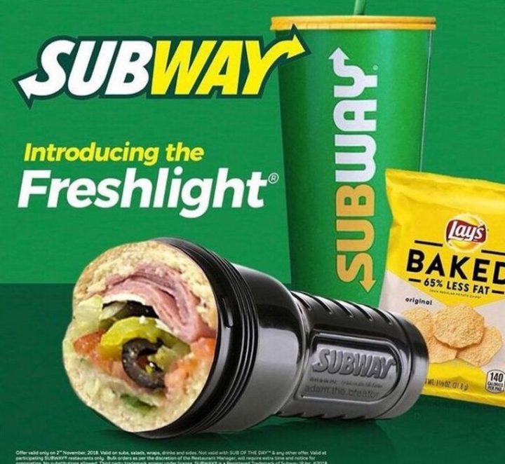 "Subway. Introducing the Freshlight."