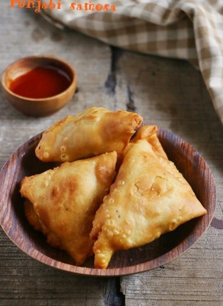 35 Indian Appetizer Recipes - Vegetable Samosa (South Indian Style Samsa).