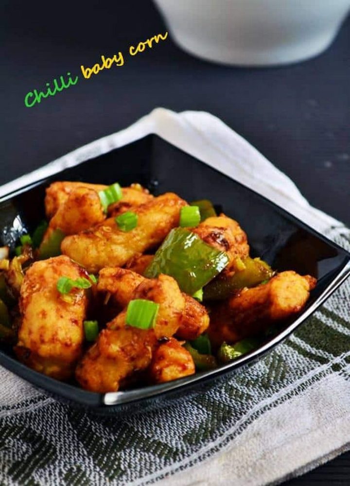 35 Indian Appetizer Recipes - Crispy Chilli Baby Corn.
