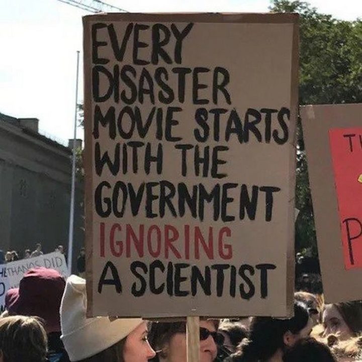"Every disaster movie starts with the government ignoring a scientist."