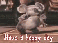 "Have a happy day."