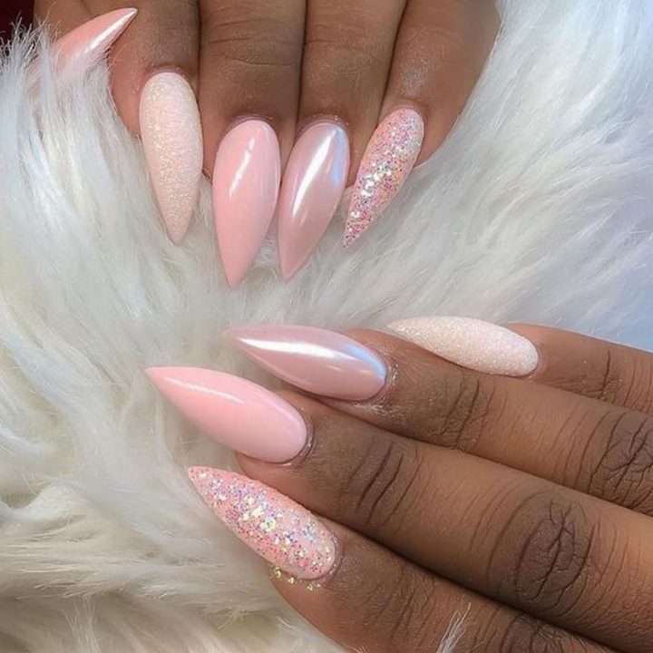Awesome pink nails that scream beautiful!