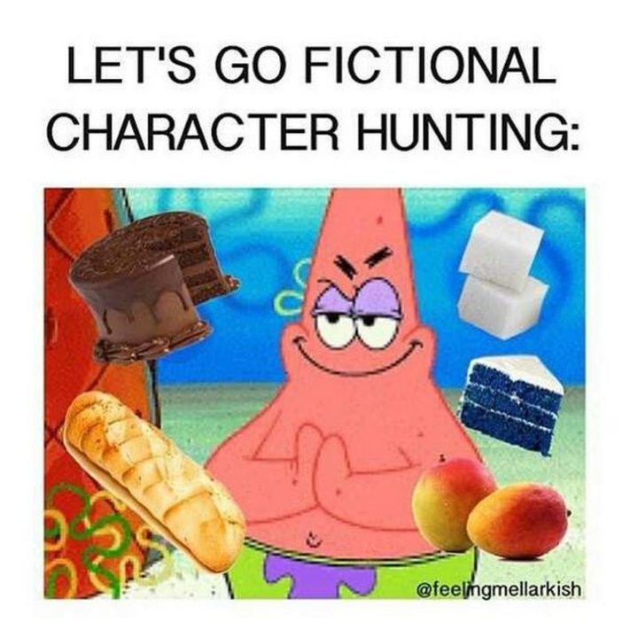 "Let's go fictional character hunting."
