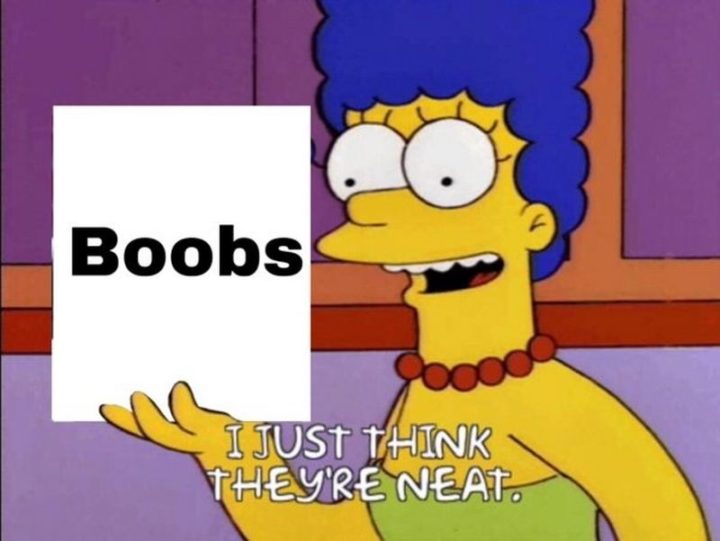 51 Men Memes - "Boobs. I just think they're neat."