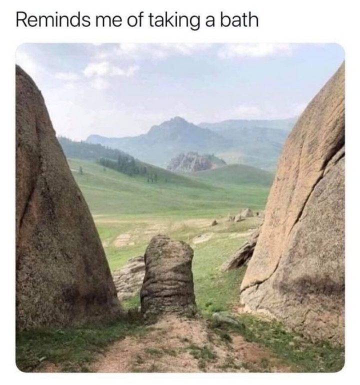 "Reminds me of taking a bath."