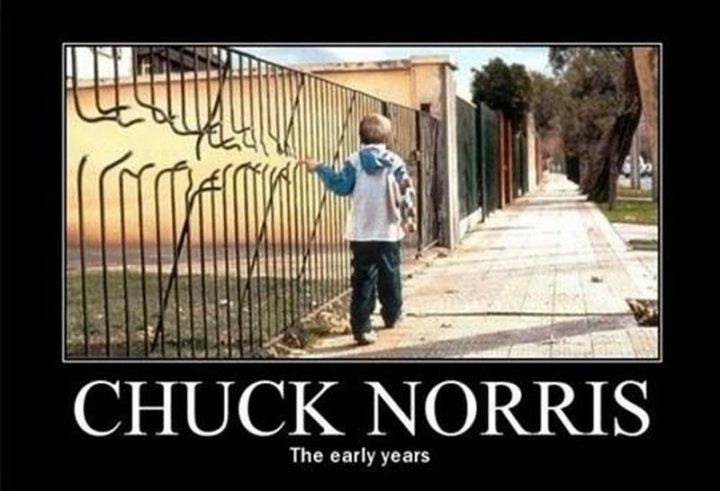 "Chuck Norris: The early years."