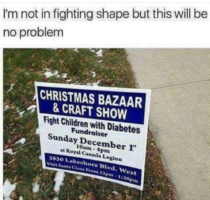 "I'm not in fighting shape but this will be no problem."