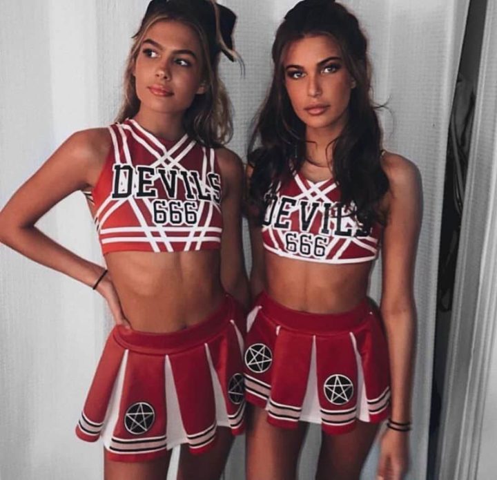 Devil's Cheerleader Costume.