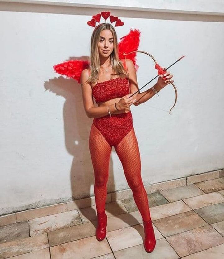 Cupid costume.