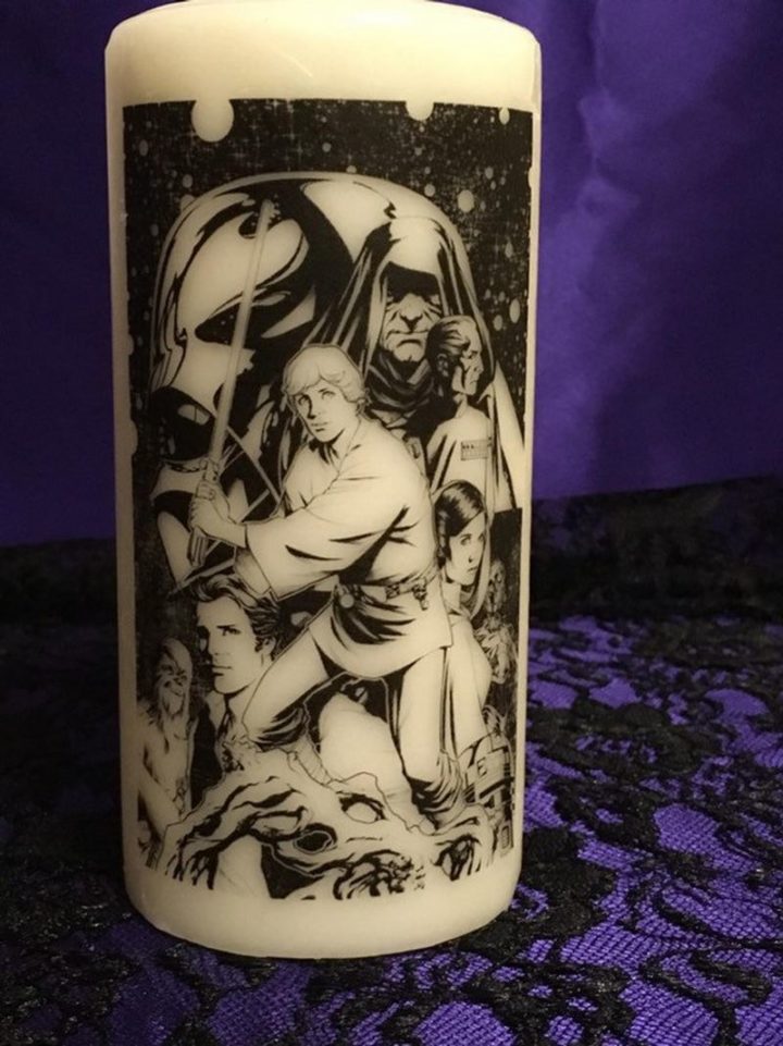 Star Wars Pillar Candle.