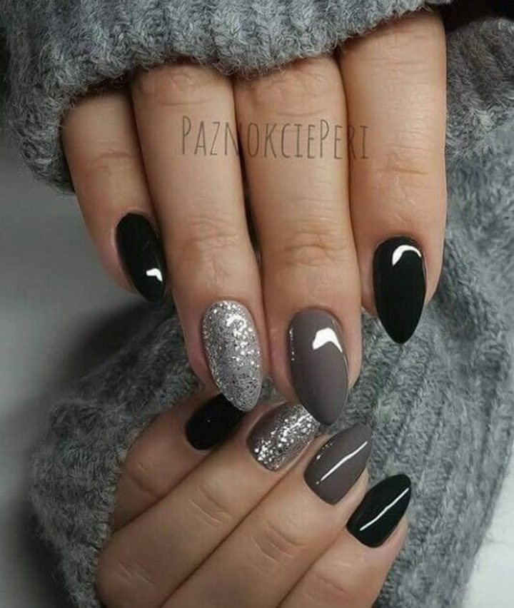 Magnificent almond nails.
