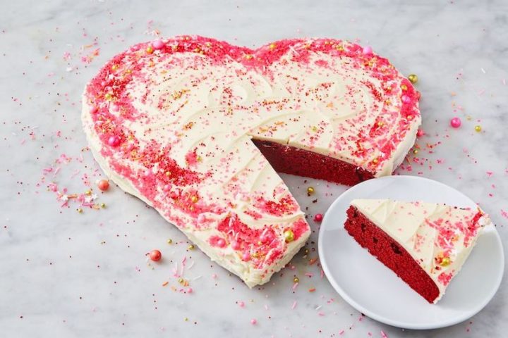 Heart-Shaped Cake.