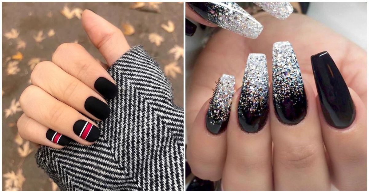 33 Classy Black Nail Art Designs That Bring Nails to a Whole New Level
