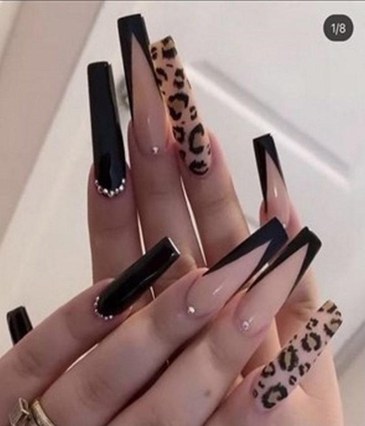 Animal Print Nails.