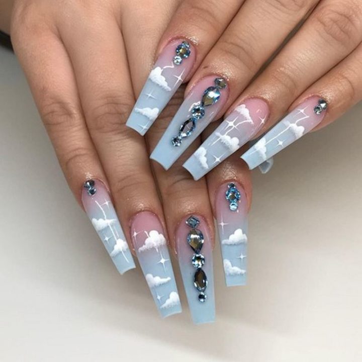 Cloudy Nails.