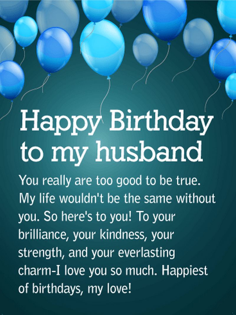 Printable Birthday Cards For Husband - Printable World Holiday