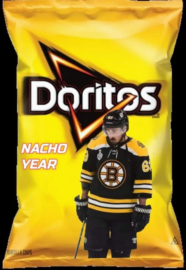 75 Funny Hockey Memes - "Doritos: Nacho year."