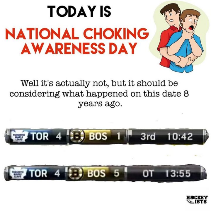 "Today is national choking awareness day. Well, it's actually not, but it should be considering what happened on this date 8 years ago."