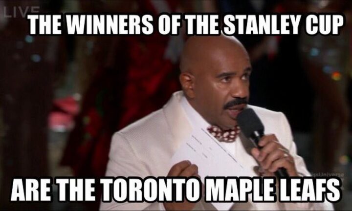 "The winners of the Stanley Cup are the Toronto Maple Leafs."