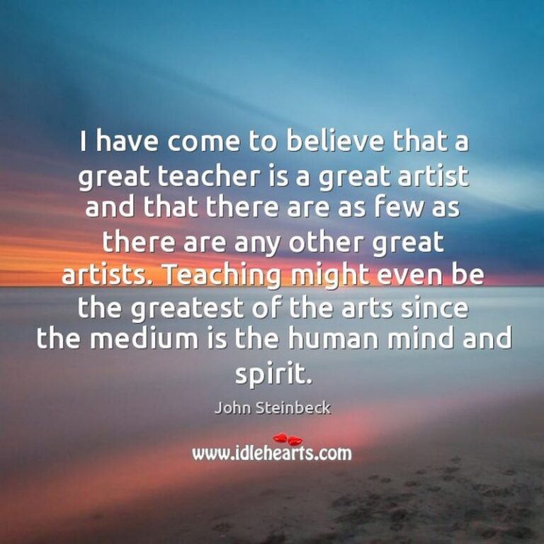 51 Teacher Quotes Show Appreciation for Good and Caring