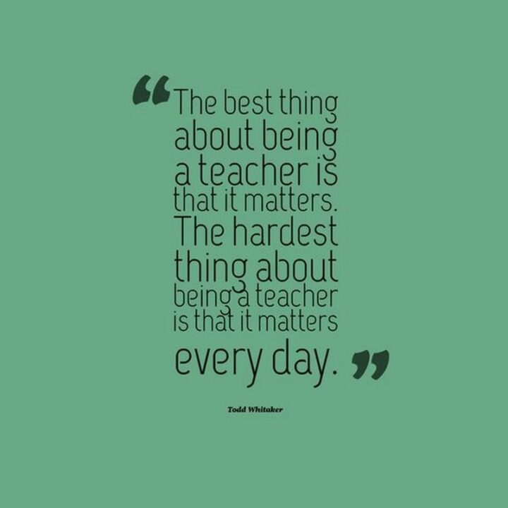 51 Teacher Quotes Show Appreciation for Good and Caring Teachers