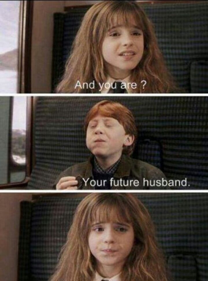63 Harry Potter Memes - "And you are? Your future husband."
