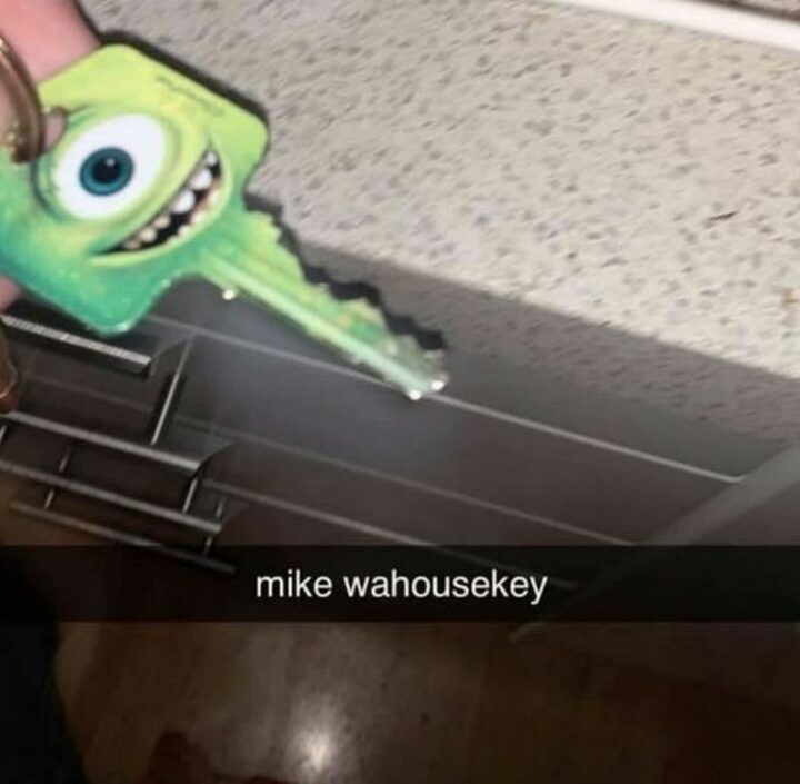 "Mike Wahousekey."