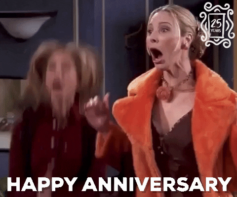 "Happy anniversary."
