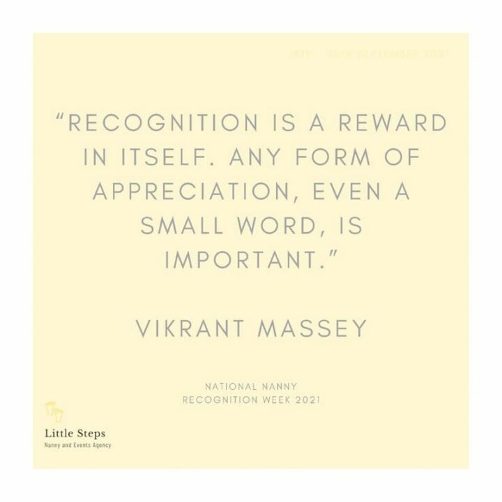 "Recognition is a reward in itself. Any form of appreciation, even a small word, is important." - Vikrant Massey