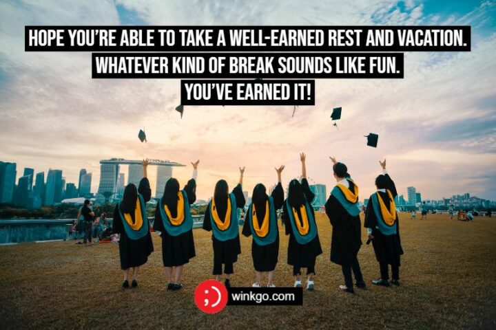 Hope you’re able to take a well-earned rest and vacation. Whatever kind of break sounds like fun. You’ve earned it!