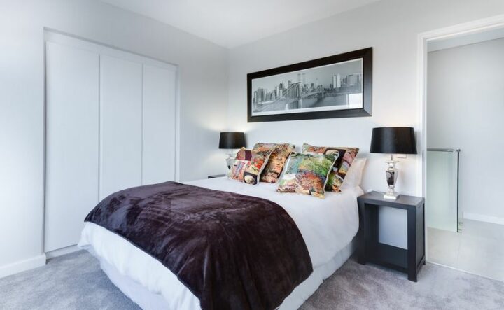 Spa interior design tips: Change your bedding.