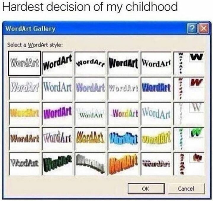 "Hardest decision of my childhood."